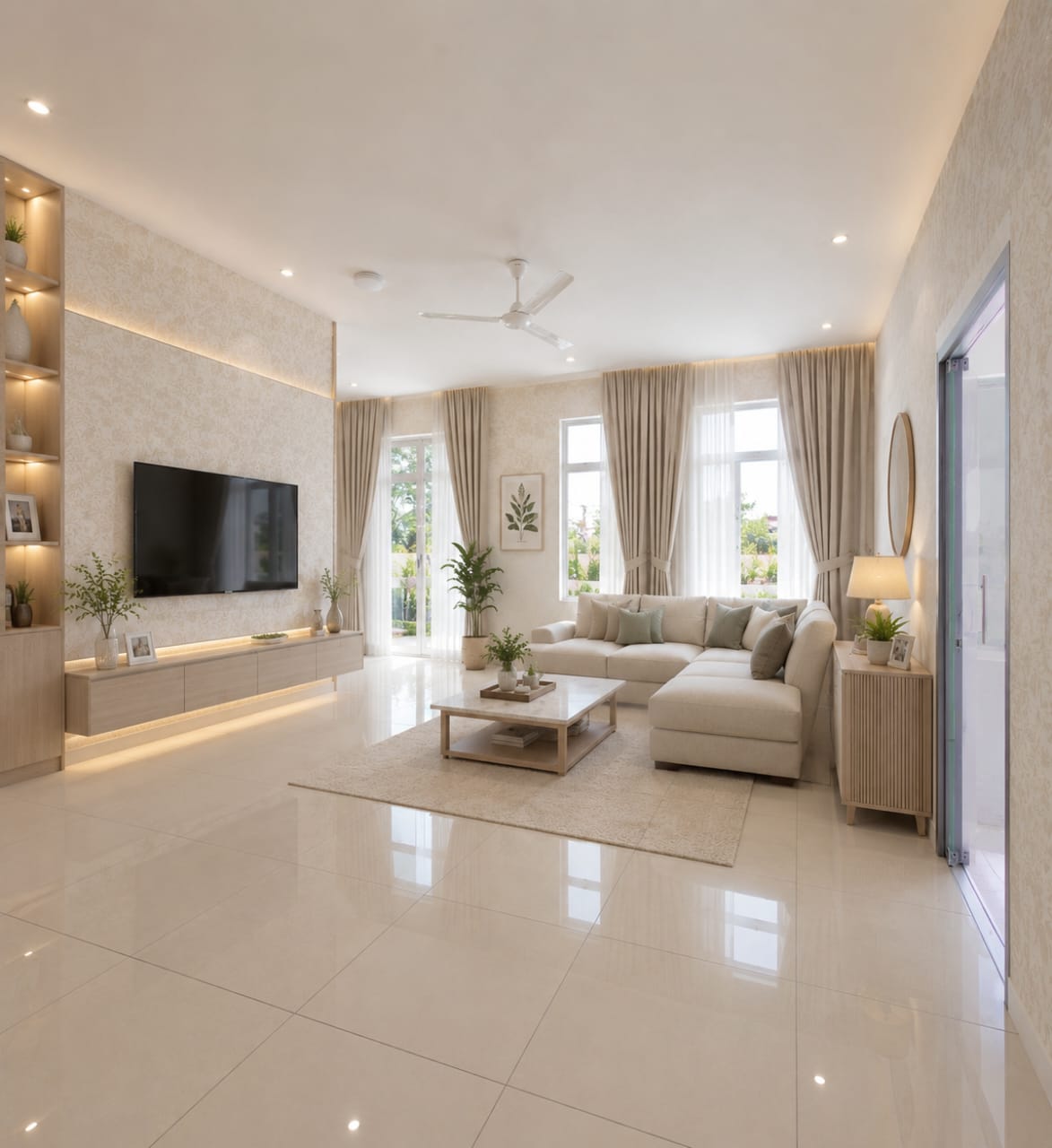 Double Storey Terrace - Living Room
