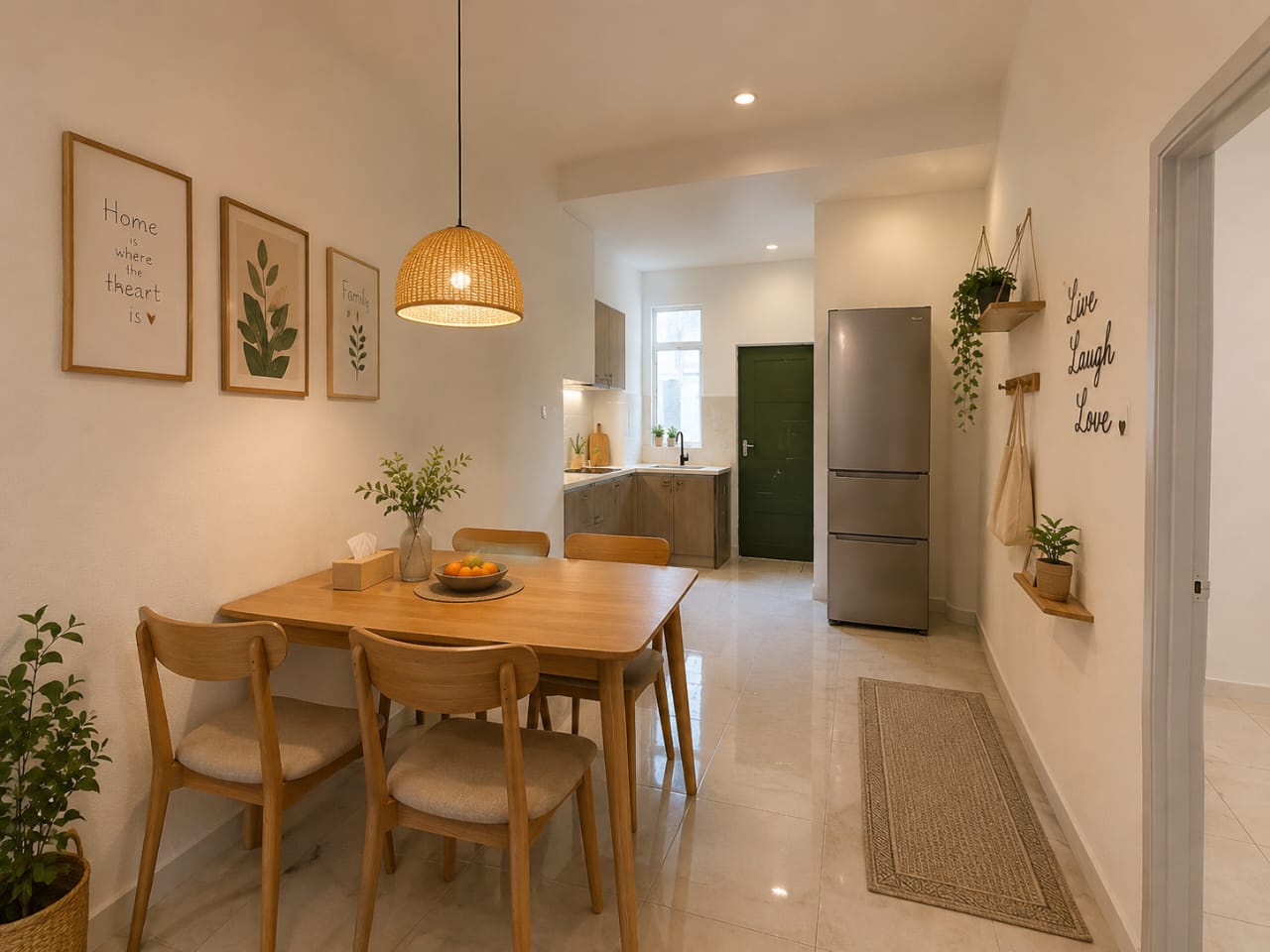 Single Storey Terrace - Kitchen & Dining